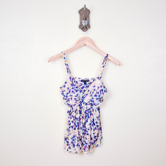Express Tops - 4/$25 EXPRESS Neon Floral Print Tank Top